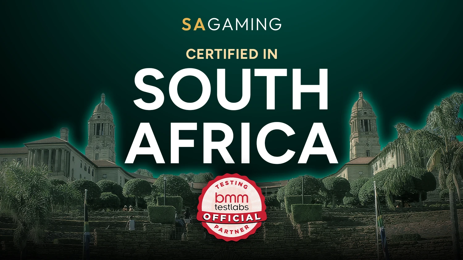 SA Gaming is now certified in South Africa!
